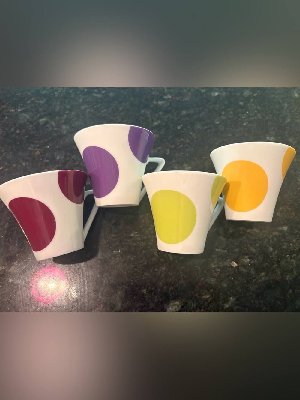 Set of 4 PHILIPPE DESHOULIERES ESPRESSO CUPS